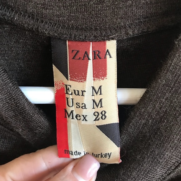 ZARA Mod Sweater Dress with Pockets - Picture 5 of 8
